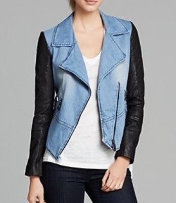 Denim and Leather Jacket