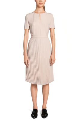 'Diblissea' Crepe Accordion Pleat Dress