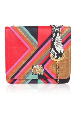 Disco Chevron Crossbody Satchel