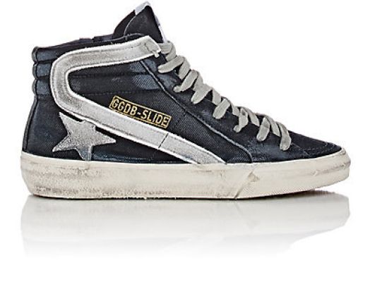 Distressed Slide Sneakers