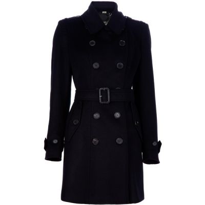 Double breasted trench coat