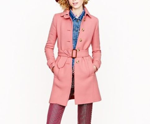 Double-Cloth Slim Trench