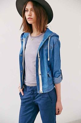 Drapey Hooded Jacket