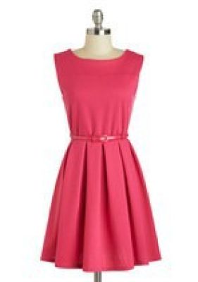 Dress in Haute Pink