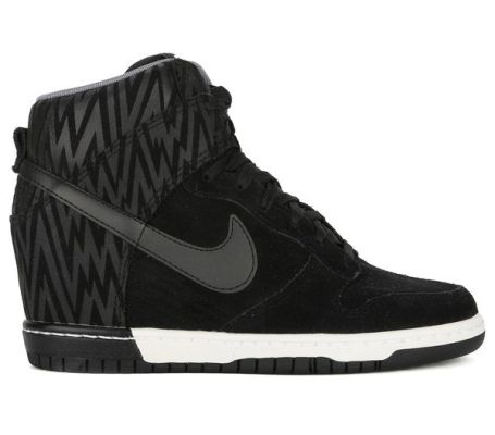 Dunk Sky Hi Print Wedge Sneaker