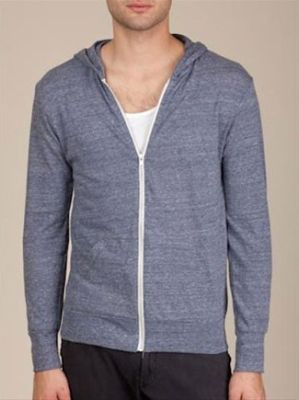 Eco-Heather Zip Hoodie