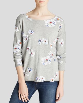 Eloisa B Printed Floral Sweater
