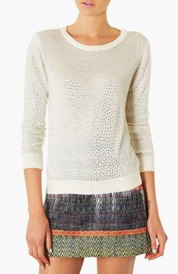 Embellished Knit Sweater