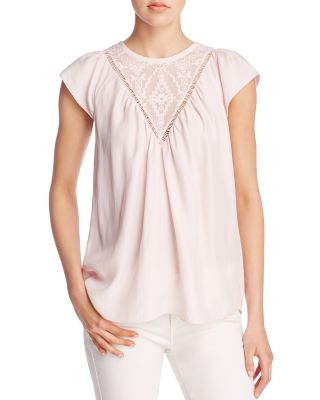 Embellished Silk Top