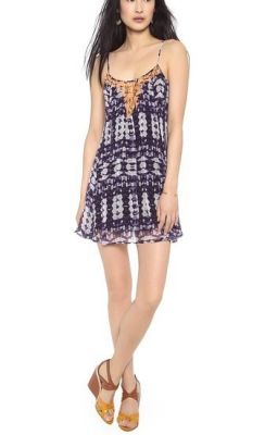 Embroidered Swing Dress
