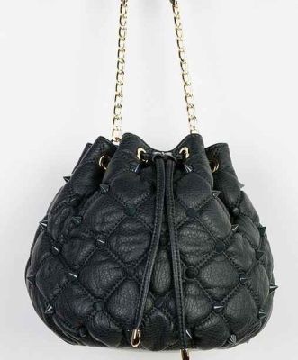 Empress Studded Bucket Bag