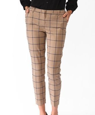 Essential Grid Pattern Capris