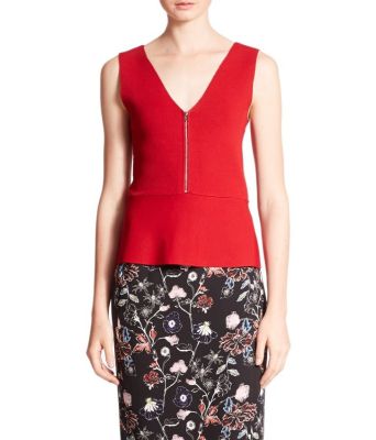 Exclusive Jody Zip-Front Top