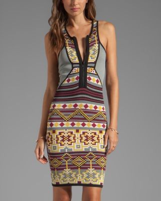 Fair Isle Power Knit Dress