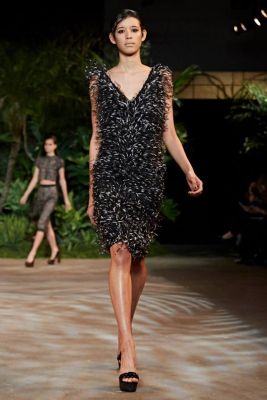 Fall 2015 Feather Dress
