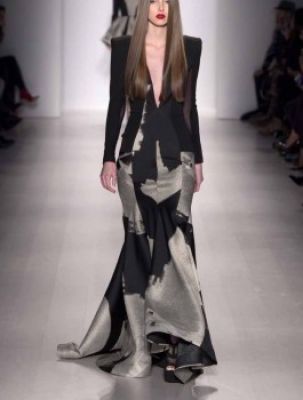 Fall 2015 Plunge Gown
