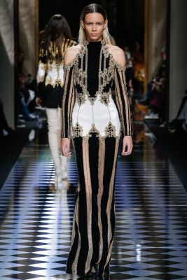 Fall 2016 Embellished Panel Gown