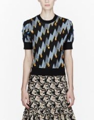 Fancy Lightning Bolt Gemmed Shirt
