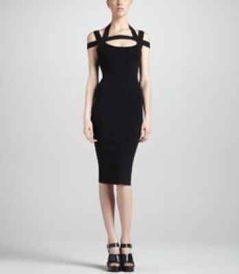 Fitted Cross-Back Dress