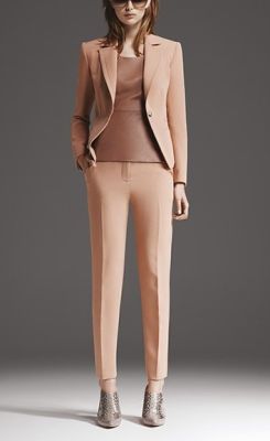 Fitted Jacket in Peach