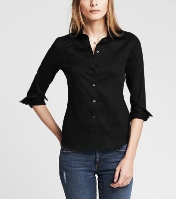 Fitted Non-Iron Sateen Shirt