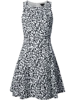 Flared Patterned Dress