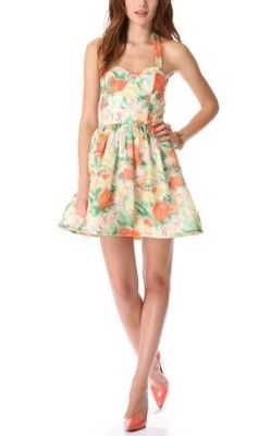 Fleur Bustier Flare Dress