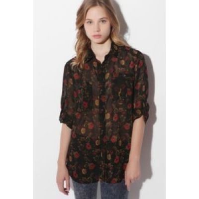 Floral Chiffon Blouse