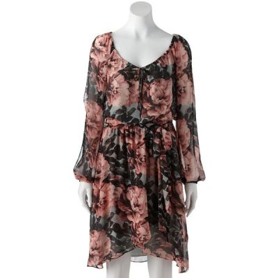 Floral Chiffon Dress