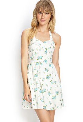 Floral Halter Dress