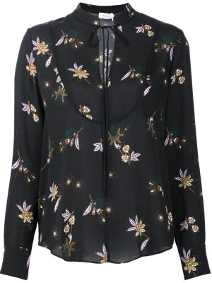 floral print blouse