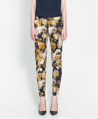 Floral Print Trouser