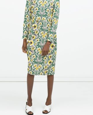 GATHERED SEAM DRESS
