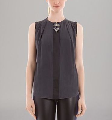 Gemstone Brooch Top