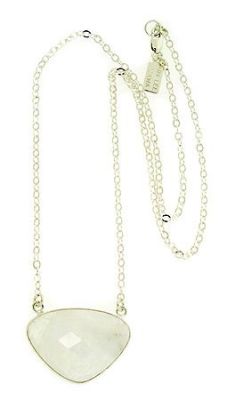 Gemstone Necklaces with Sterling Silver Chain
