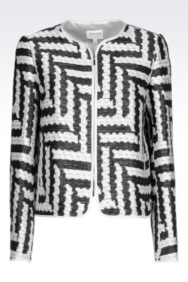Geometric Jacquard Jacket