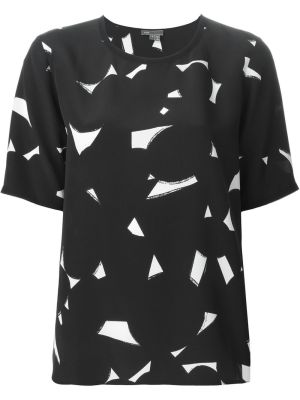 geometric print top