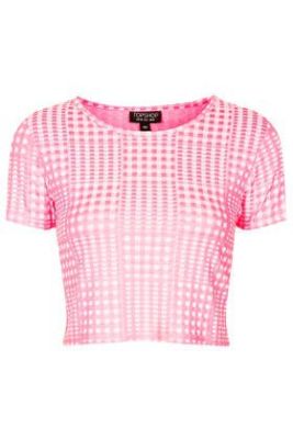 Gingham Jacquard Tee