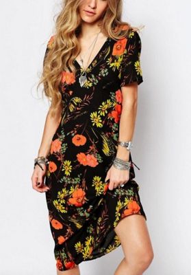 Glamorous Poppy Tea Dress