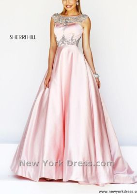 Glimmering A-line Gown