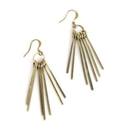 Gold Dagger Earrings