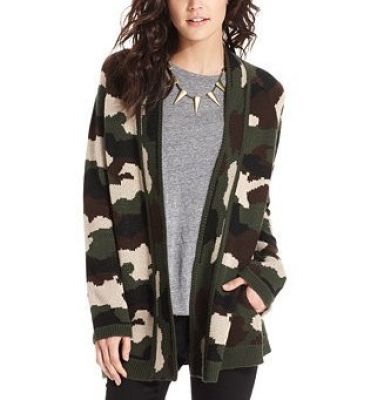 Graphic Cardigan