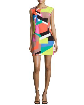 Graphic-Print Modern Dress