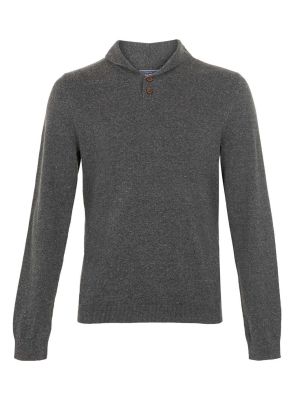 Grey Shawl Collar Sweater