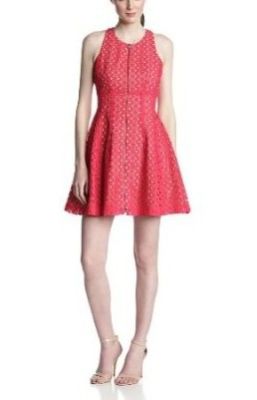 Guilanna Eyelet Fit-and-Flare Dress
