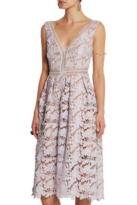 Guipure lace dress