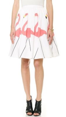 Hale Flamingo Puff Skirt