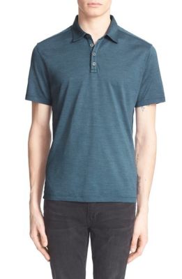 'Hampton' Silk & Cotton Polo