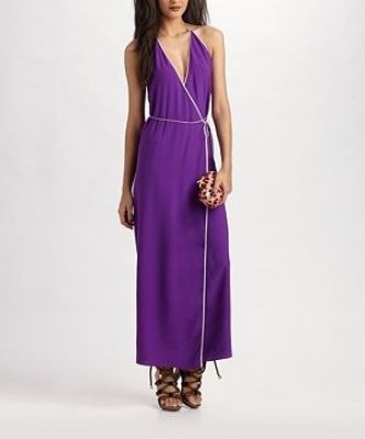 Haydee Wrap Maxi Dress
