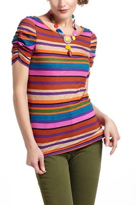 Here & There Tee, Stripes